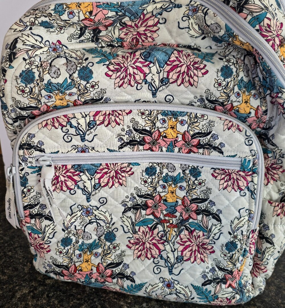 Vera Bradley Quilted Large Harry Potter Herbology Campus Backpack